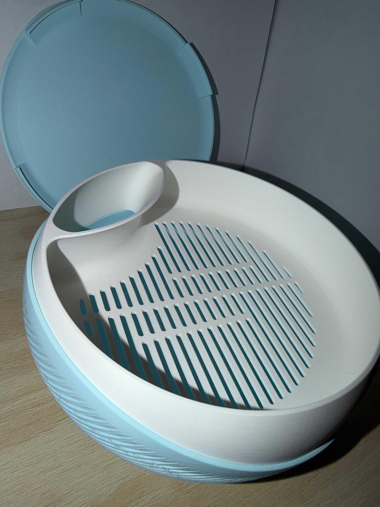 3D-gedruckte Pistazienschale mit Schalenfach – Geschenkidee Schweiz