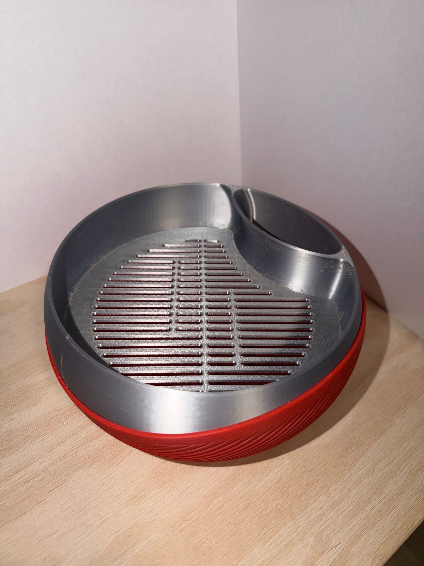 3D-gedruckte Pistazienschale mit Schalenfach – Geschenkidee Schweiz