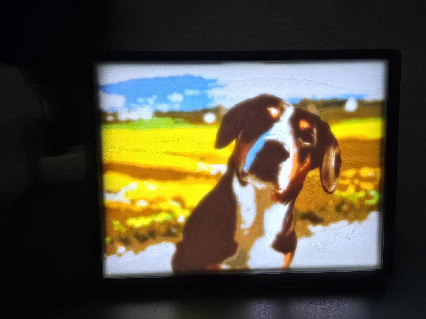 Individueller Foto Bilderrahmen mit LED